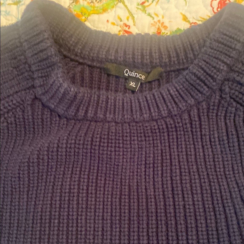 Quince Women's Navy Sweater
